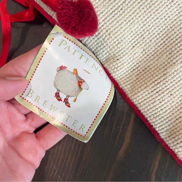 Patience Brewster Santa Christmas Stocking - Picture 2 of 4